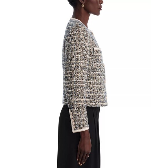 Elie Tahari Inara Tweed Jacket, size medium, brand new with tags. - Picture 6 of 8